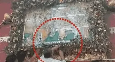 पटना के महावीर मंदिर में टलल बड़ हादसा   आरती के दौरान लागल आग  समय रहते बुझावल गइल  गर्भगृह में मवजूद रहलें 200 से जादे श्रद्धालु