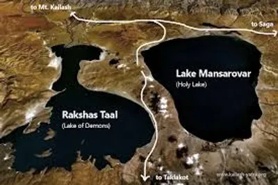 कैलाश मानसवर के पास स्थित राक्षस झील के का रहस्य  बा   तिब्बती लोग के एकरा पास जाए से काहे डर लागेला