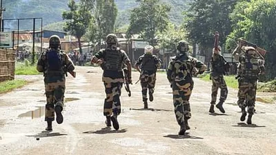 manipur bomb attack  मणिपुर के बिष्णुपुर जिला में बम हमला