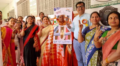 चन्द्रकान्ति रमावती देवी आर्य महिला पी०जी० कॉलेज में मतदाता जागरूकता विषय पऽ दू दिवसीय कार्यशाला के समापन भइल