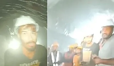 uttarkashi tunnel collapse  10 वां दिन सुरंग में पहुंचल एंडोस्कोपिक कैमरा  दिखले भीतर फंसल 41 मजदूर