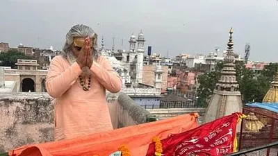 varanasi  अन्नपूर्णा माता मंदिर में भइल शस्त्र पूजन  महंत शंकरपुरी माता मंगले रक्षा के आशीर्वाद