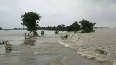 झारखंड के गढ़वा में सोन नदी में आइल बाढ़ में फंसले दर्जनभर लोग  रेस्क्यू के परयास में जुटल प्रशासन