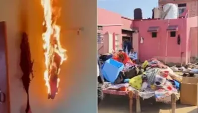 राजस्थान में 3 गो रहस्यमय मउतन से उलझल पुलिस    घर में अचके से लाग जाला आग  सच जाने खातीर जमीन से निकालल गइल लाश