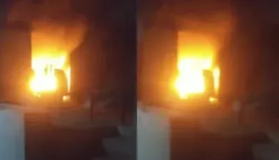 गाजियाबाद में तीन मंजिला इमारत में लागल भीषण आग  2 लइकन समेत 5 के मउत